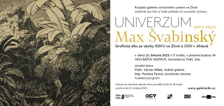 Pozvánka na výstavu Max Švabinský