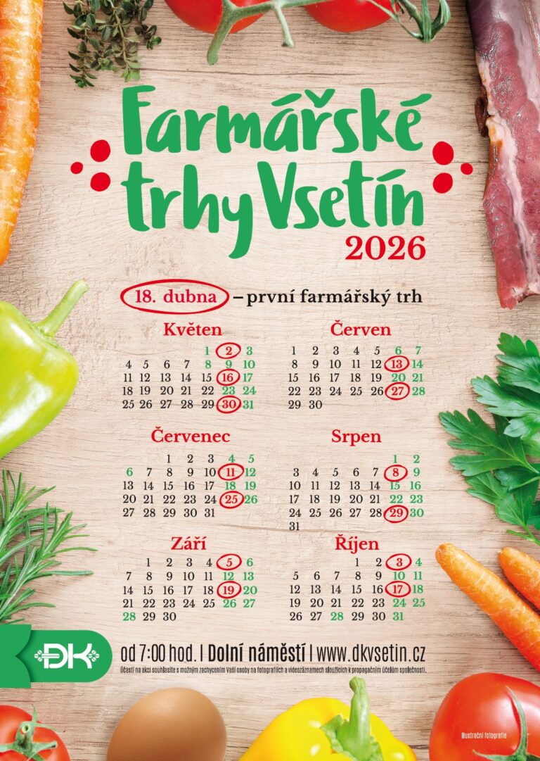 Farmářské trhy - plakát