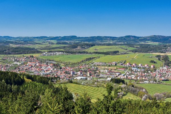 Valašské Klobouky z rozhledny