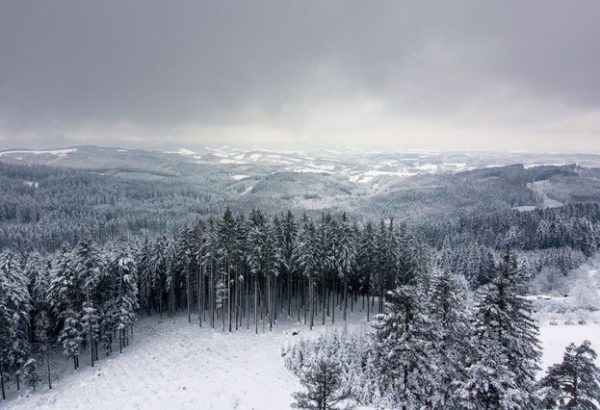 Výhled z rozhledny Vartovna